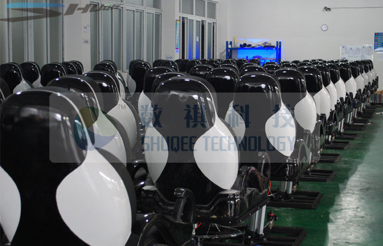 Indoor Motion Theater Chair With Push Back Effect / Vibration Effect