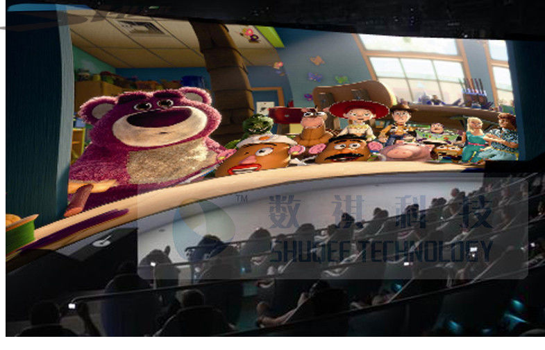 China Ace Screen Yamaha 4D Motion Ride Movie Theater For Shopping Mall factory