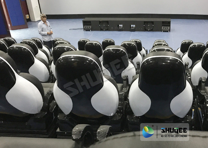 China Six Systems Of 5D Cinema Movies Theater Include Control / Screen System  / Special Effect / Motion Chair System factory