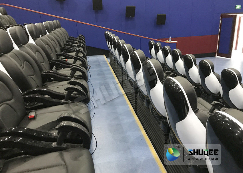 Beautiful Decoration 5D Theater Chair With Many Leather And Fiberglass Seats For Choice