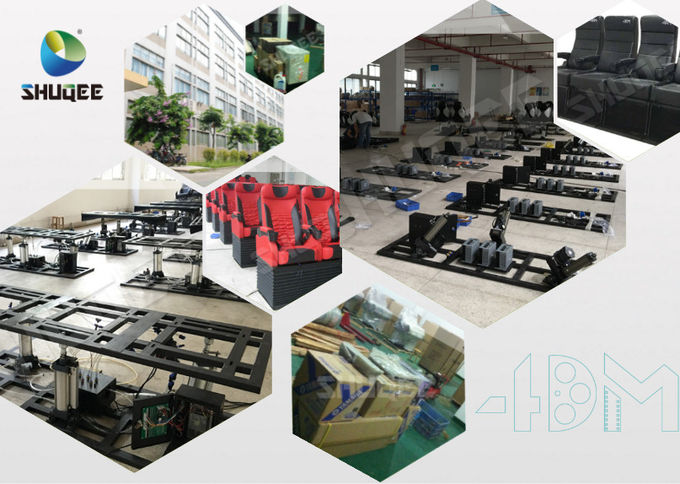 Blue Marine Theme 5d Cinema Theater With Kids Animation And 5D Motion Chairs In Marine Park 0