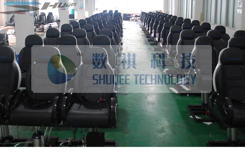 China Genuine Leather Special Motion Theater Chair For 5D Cinema factory