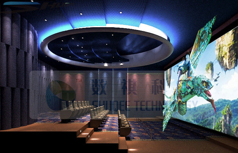 3D 4D 5D 6D 7D Dynamic Cinema With Motion Chair, Special Environment Effect