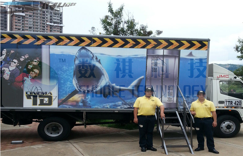 Portable Mobile 5D Cinema Box With Special Effect Motion Chair, Simulation Theater