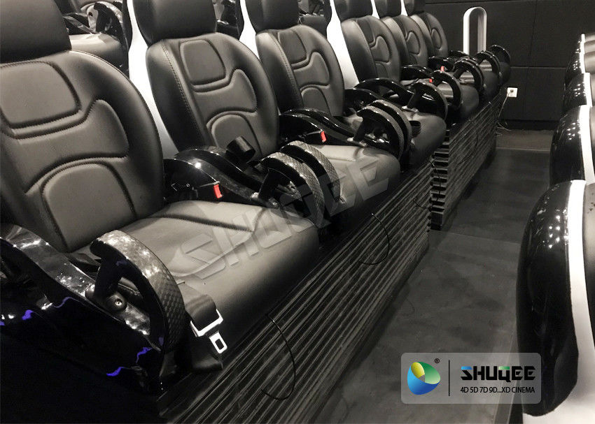 Unique 5D Cinema Simulator With Leather Seats And Low Noise Cylinder