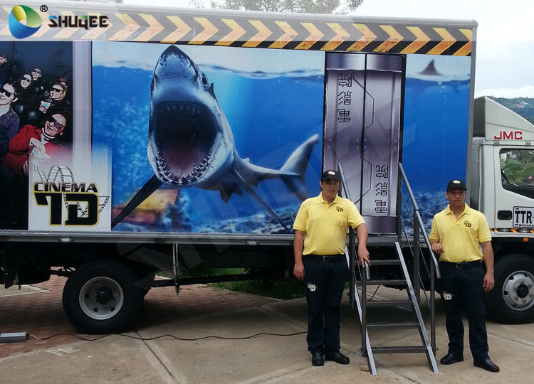 Columbia Professional Mobile 5D Cinema Experience , Exiciting Car Cinema With Special Effects
