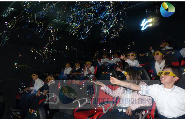 Custom Fantastic 5D Cinema System With Bubble And Snow Effects