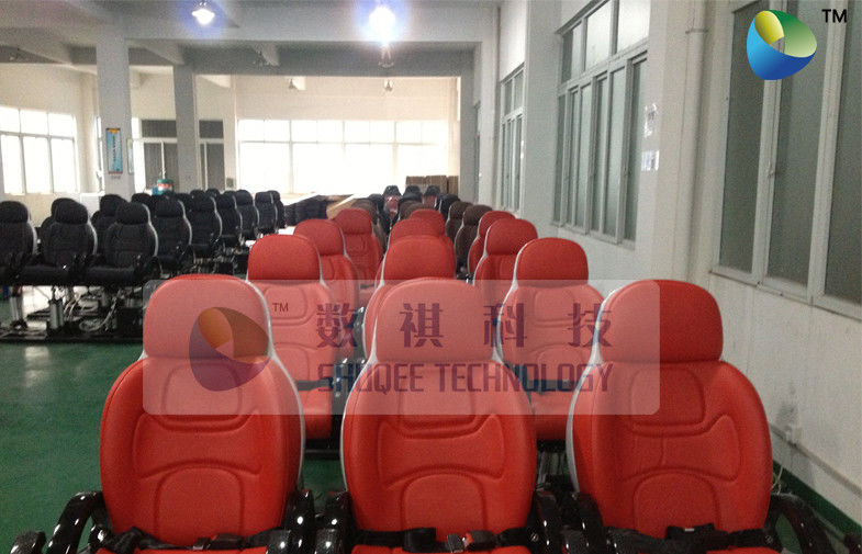 Red Color Motion Theater Chair , With Air And Water Effects