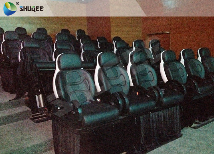 China Funny Mini 5D Movie Theater Luxury Electric System For 24 Seats Special Effects factory