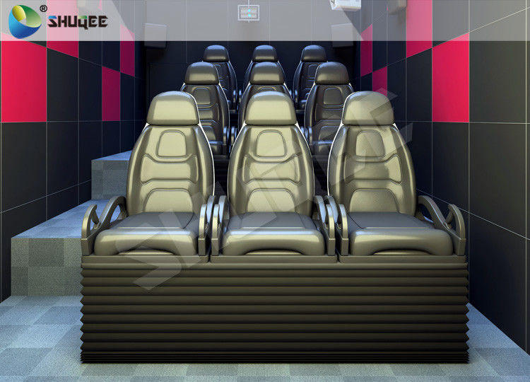 China Flexible Smooth 5D Cinema Chair / 5D Cinema Electric System With Low Energy Easy Maintenance factory