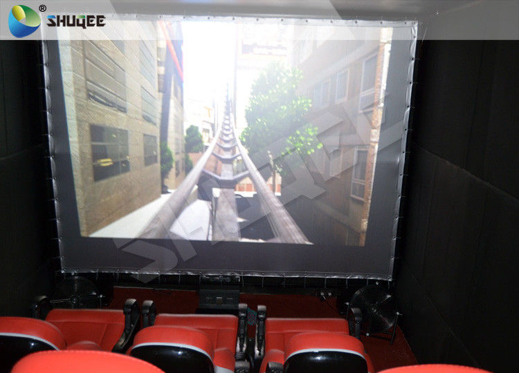 2200W 220 380V 5D Movie Theater With Snow , Bubble , Rain Effect