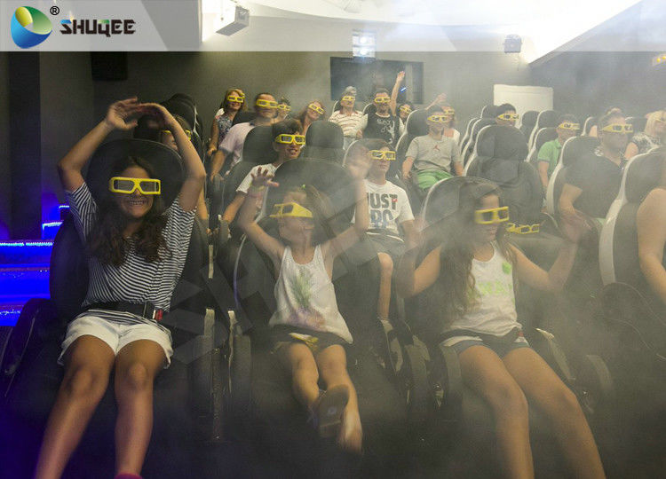 China Supermarket 7D Movie Theater Fully Equipment Electric System Customized Logo factory