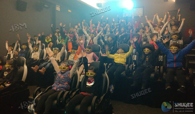 Amazing 5D Interactive Theater Mini Cabin Cinema Luxury Seats / 5D Cinema Equipment 0