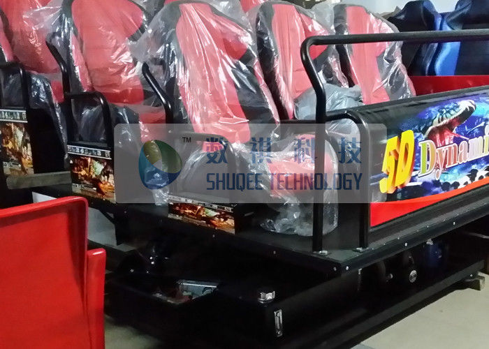 Exciting Amazing 5D Simulator With Six Degrees Of Freedom Motion Chairs