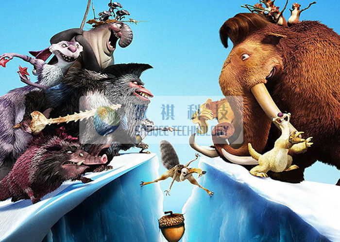 Hollywood Authorization 4D Cinema Chairs With 7 Special Effects PU Leather Material