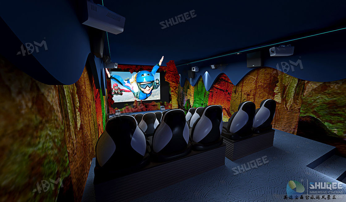 Indoor Entertainment 9D XD 5D Movie Theater With Emergency Stop Buttons