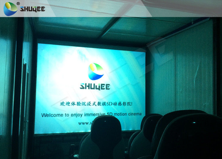 Amazing 7 D Movie Theater For Cabin With Poster SGS GMC Easy Installation
