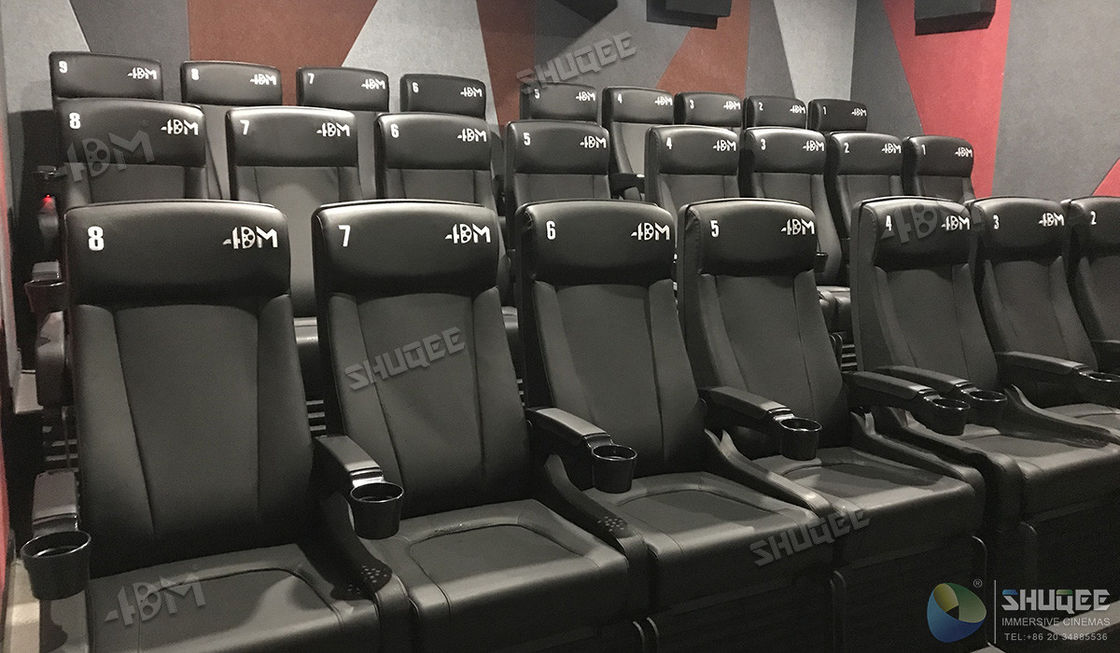 Theme Park 4D Movie Cinema System Motion Film Theater Equipment With Attracting 12 Dynamic Special Effects