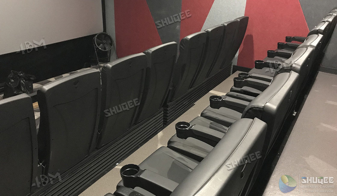 Theme Park 4D Movie Cinema System Motion Film Theater Equipment With Attracting 12 Dynamic Special Effects