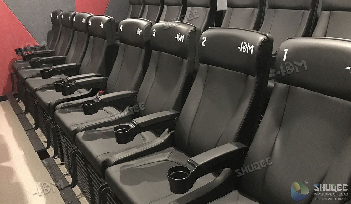 Theme Park 4D Movie Cinema System Motion Film Theater Equipment With Attracting 12 Dynamic Special Effects