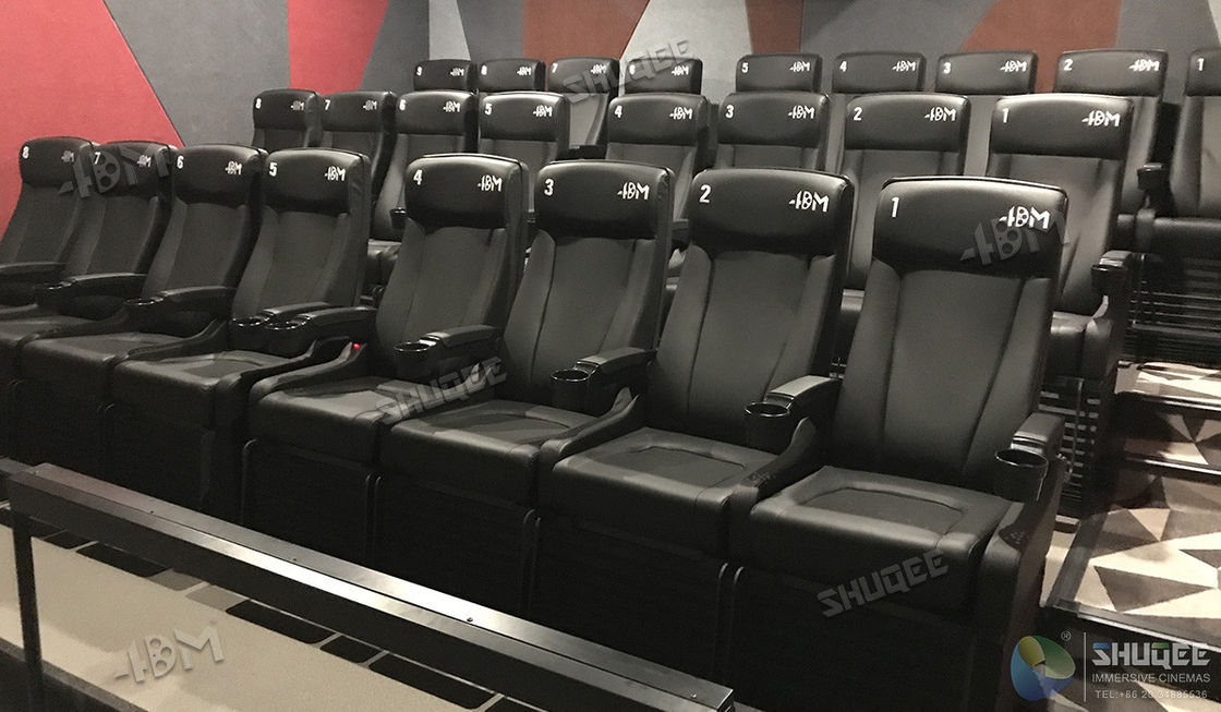 Theme Park 4D Movie Cinema System Motion Film Theater Equipment With Attracting 12 Dynamic Special Effects