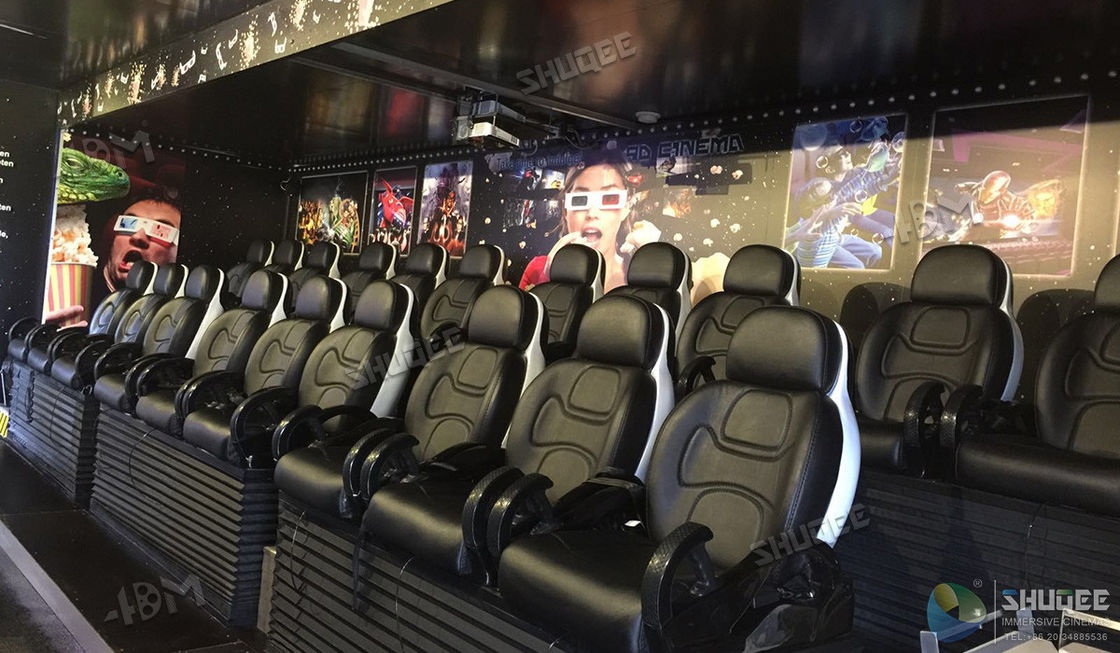 5D Cinema Movie Theater Motion Seating With Pneumatic or Electronic Effects 1