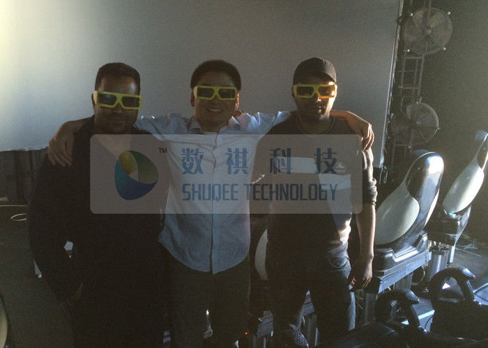 High-End 7D Cinema System , 6 Projectors And Arc Sliver Screen