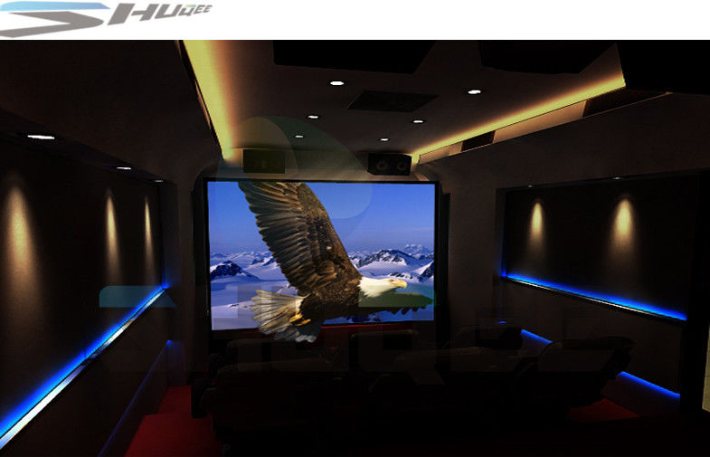 Truck Simulation Mini Mobile 5D Cinema With 6 , 9 , 12 Seats