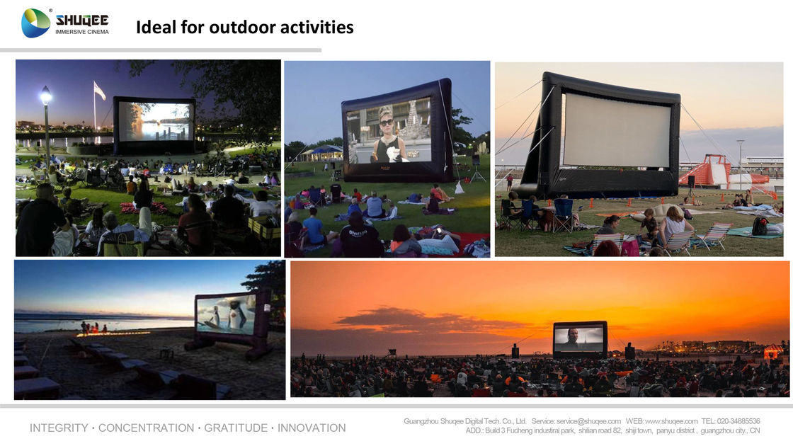 Outdoor Inflatable Movie Screen Removable Portable Air Projector Screen