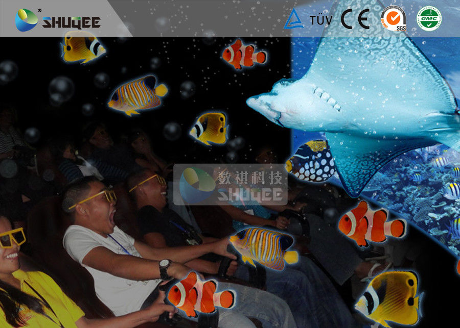 Luxury Chair 5D Movie Theater Simulator For Playground Center 2 Years Warranty