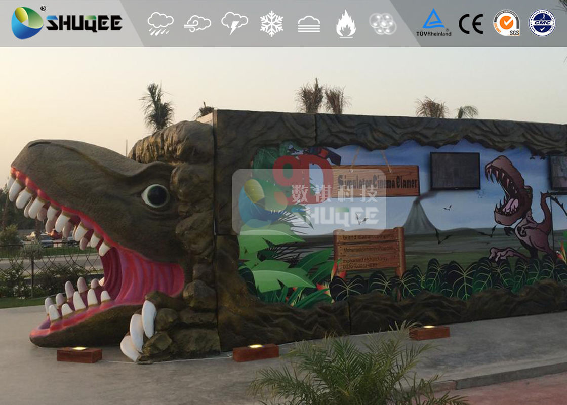 Electric Pneumatic System 7D Movie Theater Luxury Motion Rides With Shooting Gun Game