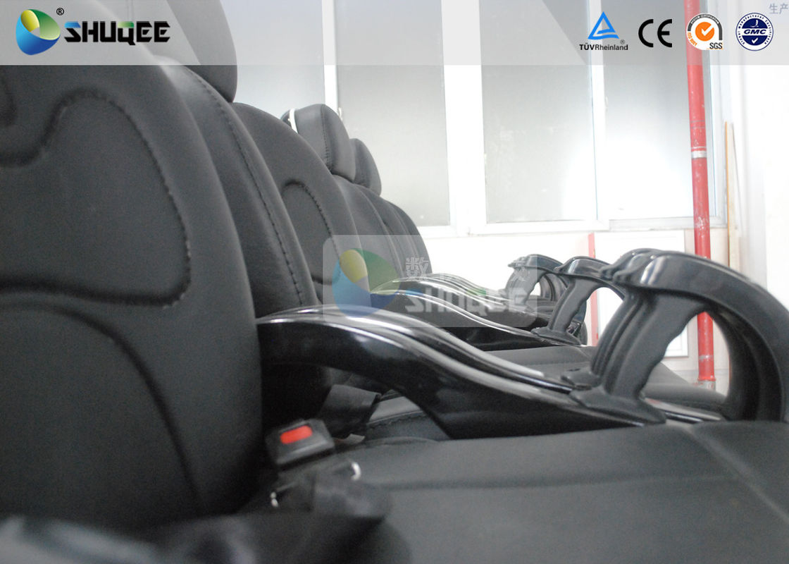 Fiber Glass 7D Movie Theater With Luxury Leather Dynamic Motion Chair