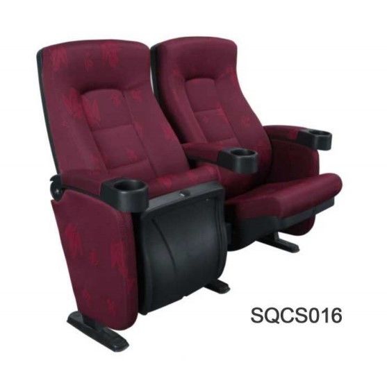 Comfortable Brown Fabric Chairs For Cinemas Lecture Halls Auditorium
