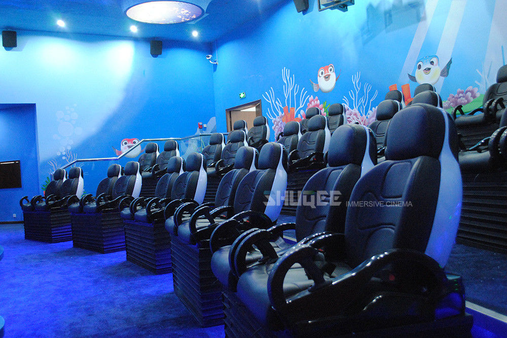 Gaming Room Luxury 5D movie theater seats With Dynamic Effects 1