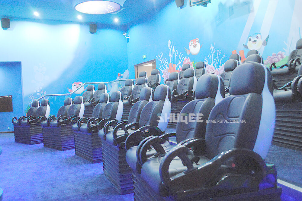 Sea World 5D Dynamic Cinema Amusement Park 12 Kinds Attractive Special Effects