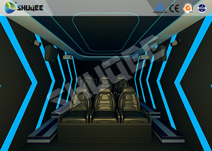 China Red 5D Movie Theater Chairs Electronic System Genuine Leather factory