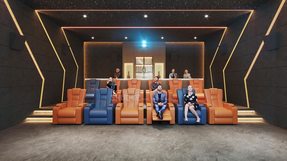 Home Cinema System Experience With Speaker , Projector And Screen System