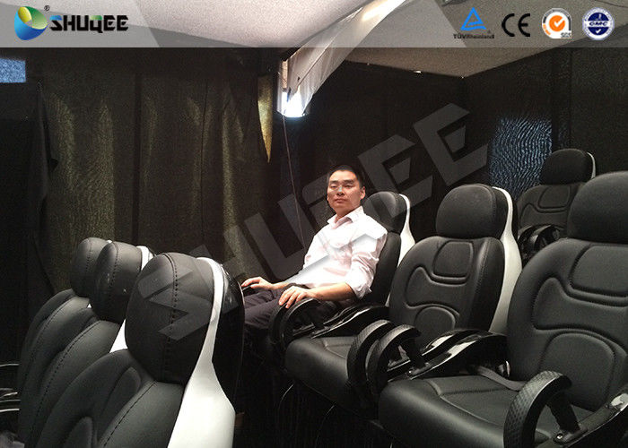 Interactive Games Mini 7D Motion Seats With Durable Projector TUV Certification