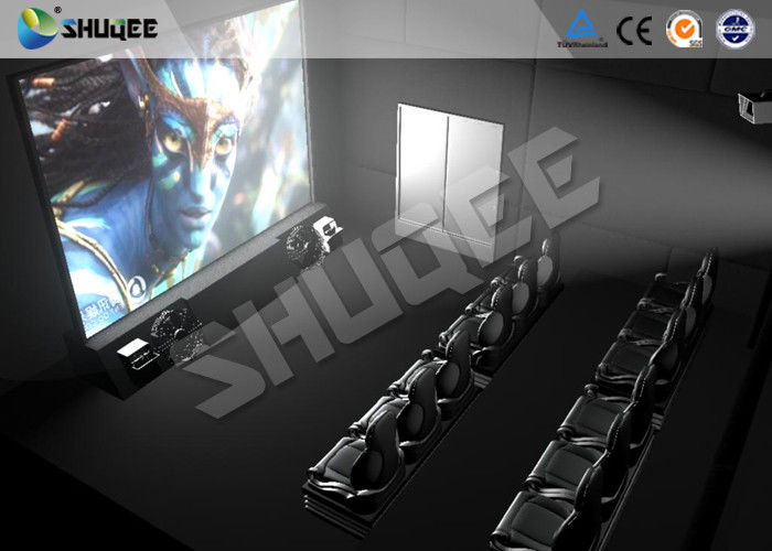 China High Class Hydraulic / Servo Motor 5D 7D 9D Theater System With True Adventures factory