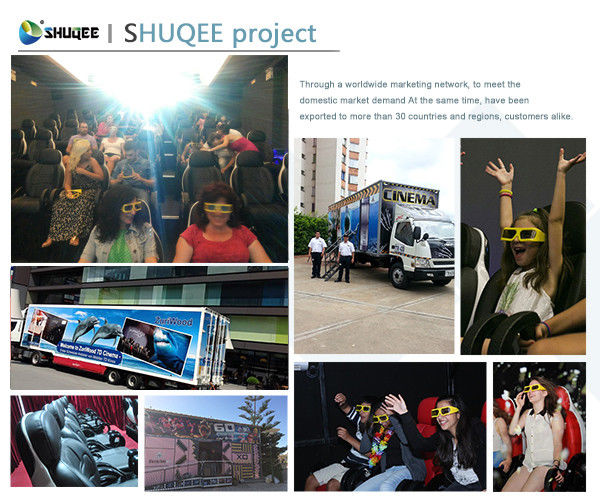 Interactive 5D Projector Cinema Simulation 5D Theater System 5D Cinema Movie For Amusement 0