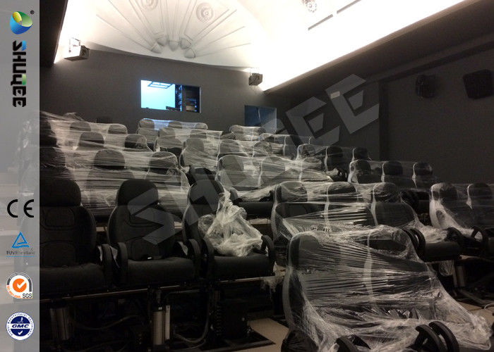China Genuine Leather / Fiberglass 7D Cinema System , Special Effect System 60 Movie Chairs factory