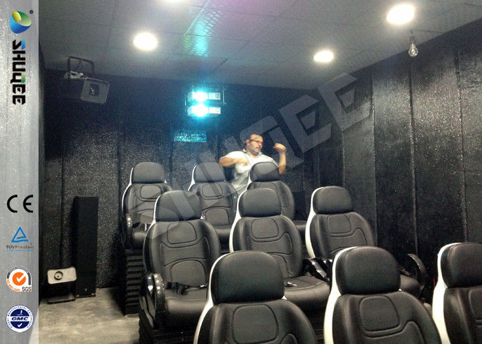 Removable Dinosaur Cabin 6D Movie Theater Motion Ride Hydraulic / Electric System