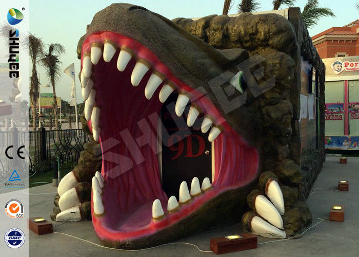 China Removable Dinosaur Cabin 6D Movie Theater Motion Ride Hydraulic / Electric System factory