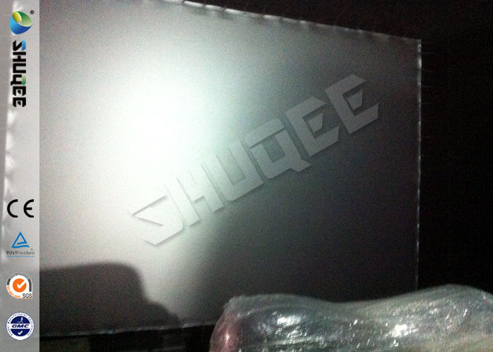 3 People 5 D Movie Theater Electronic System Luxury Chair Install In Side Truck Box