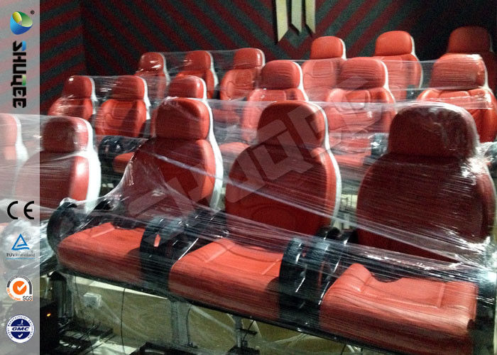 China Adventure 5D Cinema Equipment With 12 Seats 3DOF Pneumatic Motion Chairs factory