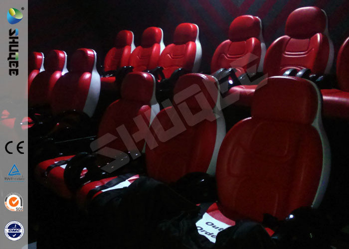 Adventure 5D Cinema Equipment With 12 Seats 3DOF Pneumatic Motion Chairs