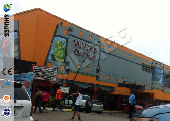 China Fiji Island Set Up 6D Cinema Equipment With Bubble Smoke Rain Effects factory