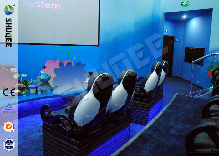 Entertainment Motion Leather Theater Chairs For Big XD Theater With Eletronic System