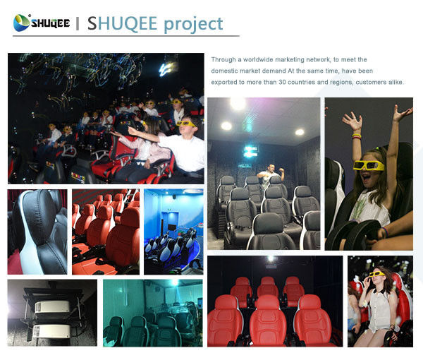 Power-driven Mobile Chair 4D Cinema Equipment With 5.1 / 7.1 Audio System 0