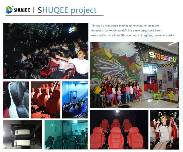 Large Screen 4D Cinema Equipment With Special Effects And Speaker 0